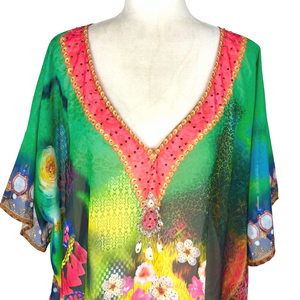 Revue multicolour swimsuit cover-up